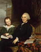 Charles Willson Peale painted by Charles Willson Peale oil painting artist